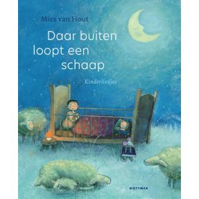 Daar buiten loopt een schaap