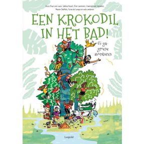 Een krokodil in het bad!