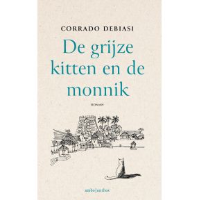 De grijze kitten en de monnik