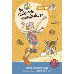 De duikende volleybalster