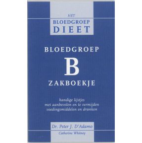 Bloedgroep B zakboekje