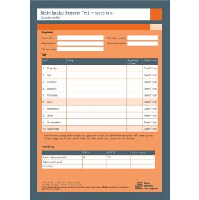 Nederlandse Benoem Test - Screening (NBT - Screening) - scoreformulieren