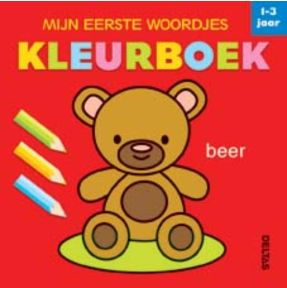 Mijn eerste woordjes kleurboek 1-3 jaar