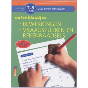 Oefenblaadjes bewerkingen vraagstukken en rekenraadsels Gr 4 7-8 jaar