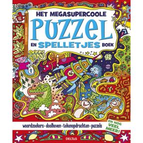 Het megasupercoole puzzel en spelletjesboek