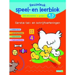 Reuzeleuk speel- en leerblok Tel- en schrijfoefeningen (4-5 j.)