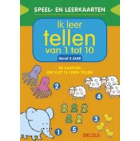 Speel- en leerkaarten - Ik leer tellen van 1 tot 10 (+3 j.)