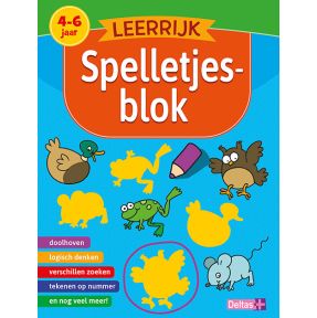 Leerrijk spelletjesblok 4-6 jaar