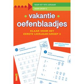 Vakantie oefenblaadjes - Klaar voor het eerste leerjaar