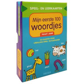 Speel- en leerkaarten - Mijn eerste 100 woordjes vanaf 1 jaar