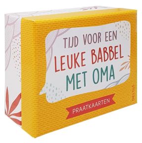 Tijd voor een leuke babbel met oma Praatkaarten