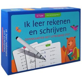 Oefenkaarten met uitwisbare stift - Ik leer rekenen en schrijven 6-7 jaar groep 3