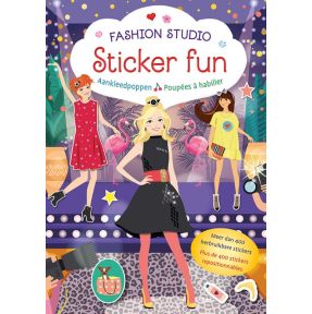 Fashion Studio Sticker Fun – Aankleedpoppen / Fashion Studio Sticker Fun – Poupées à habiller