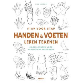 Stap voor stap handen en voeten leren tekenen