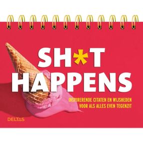 Sh*t happens - Tafelstaander