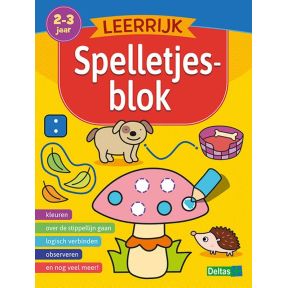 Leerrijk spelletjesblok 2-3 jaar