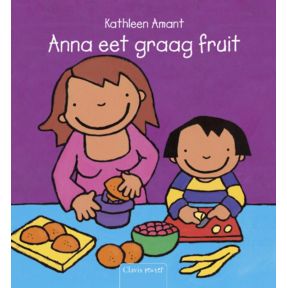 Anna eet graag fruit