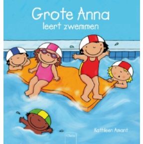 Grote Anna leert zwemmen