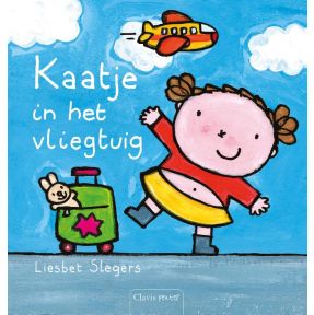 Kaatje in het vliegtuig