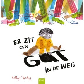 Er zit een gat in de weg