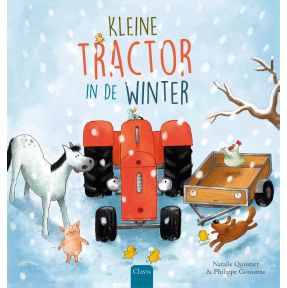 Kleine Tractor in de winter