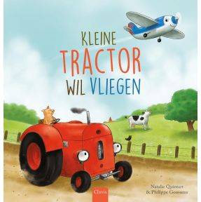 Kleine tractor wil vliegen