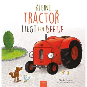 Kleine Tractor liegt een beetje