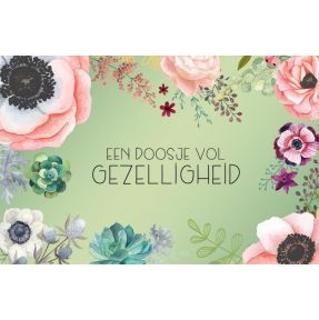 Een doosje vol gezelligheid