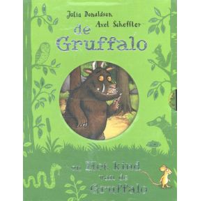 De Gruffalo / Het kind van de Gruffalo kartonboekjes in cassette