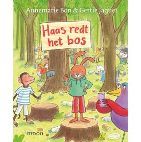 Haas redt het bos