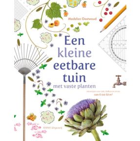 Een kleine eetbare tuin met vaste planten