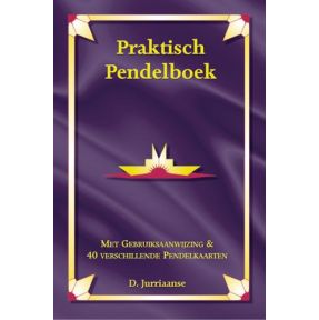 Praktisch pendelboek met gebruiksaanwijzing & 40 verschillende pendelkaarten