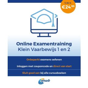 ANWB Online Examentraining Klein Vaarbewijs 1 en 2