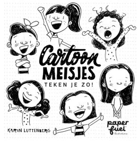 Cartoonmeisjes teken je zo!