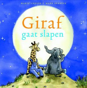 Giraf gaat slapen