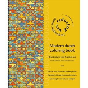 Modern dutch coloring book