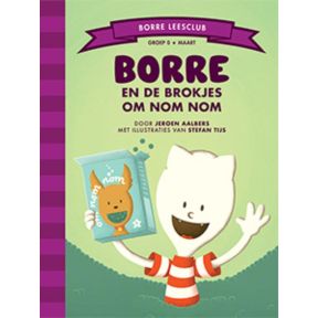 Borre en de brokjes om Nom Nom