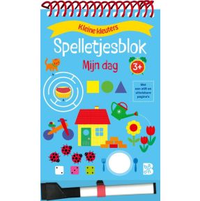 Spelletjesblok met viltstift 3+ Mijn dag