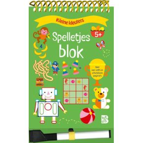 Spelletjesblok met viltstift 5+