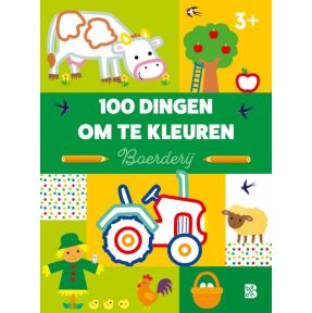 100 dingen om te kleuren: boerderij