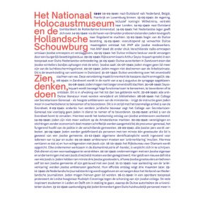 Het Nationale Holocaustmuseum en de Hollandsche Schouwburg – Zien, Denken, Doen