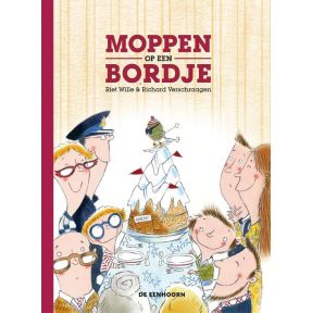 Moppen op een bordje