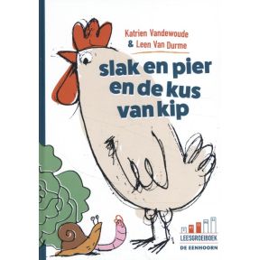 slak en pier en de kus van kip