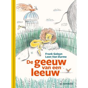 De geeuw van een leeuw