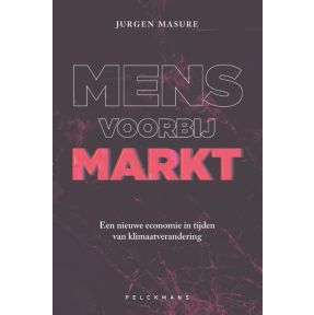 Mens voorbij markt