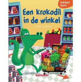 Een krokodil in de winkel