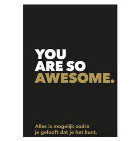 You are so awesome