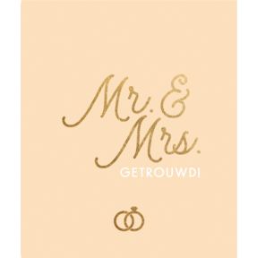 Mr. & Mrs. getrouwd!