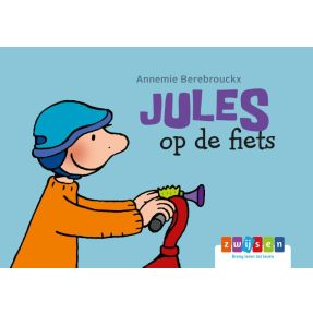 Jules op de fiets