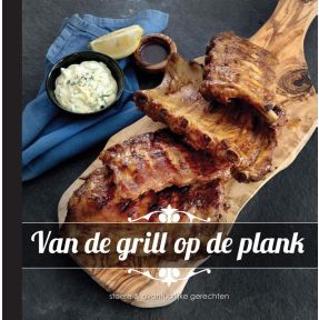 Van de grill op de plank